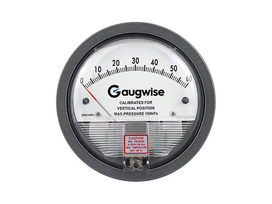 Gaugwise TE2000 differential pressure gauge kPa main image