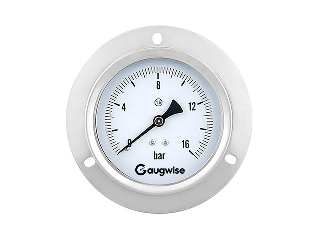 Gaugwise Y100ZTBF stainless steel pressure gauge 100mm main image