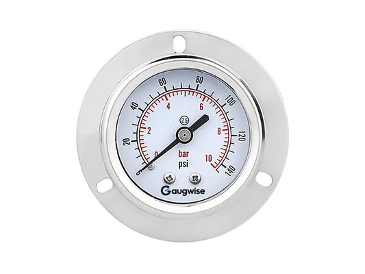 Gaugwise YN60ZT 60mm glycerin filled oil sealed pressure gauge main image