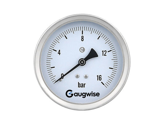 Gaugwise Y100ZBF 100mm Stainless Back Flange Pressure Gauge