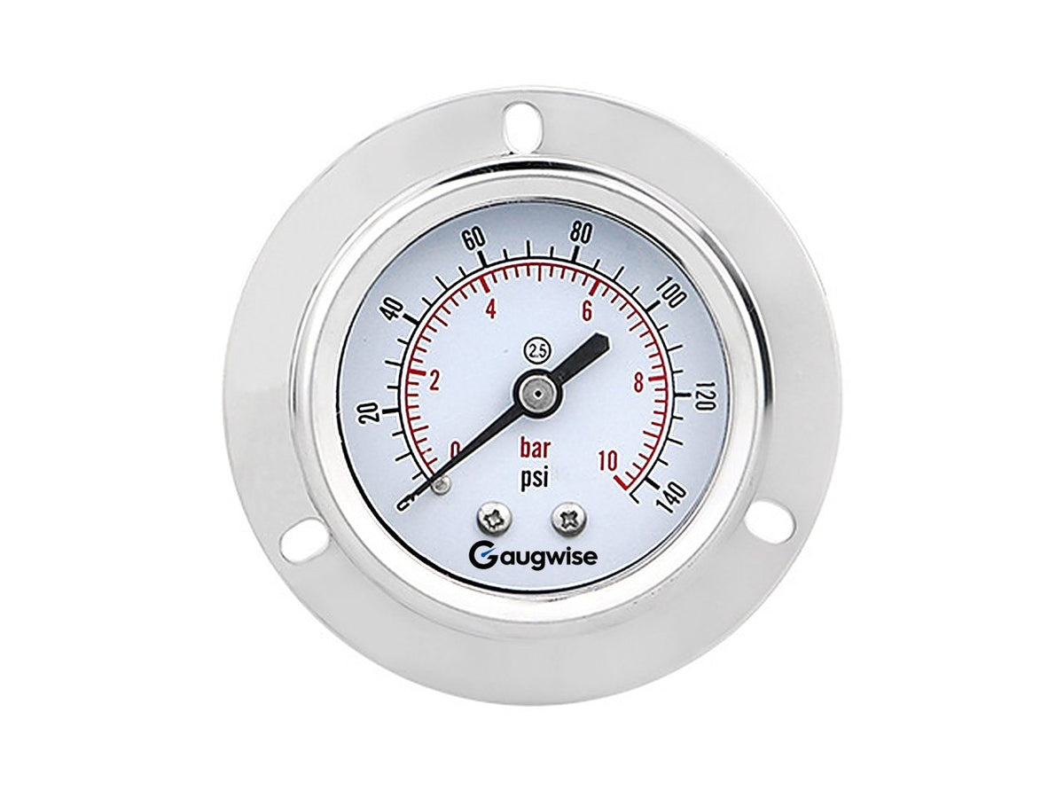Gaugwise YN60ZT 60mm Oil-Filled Shock-Resistant Pressure Gauge