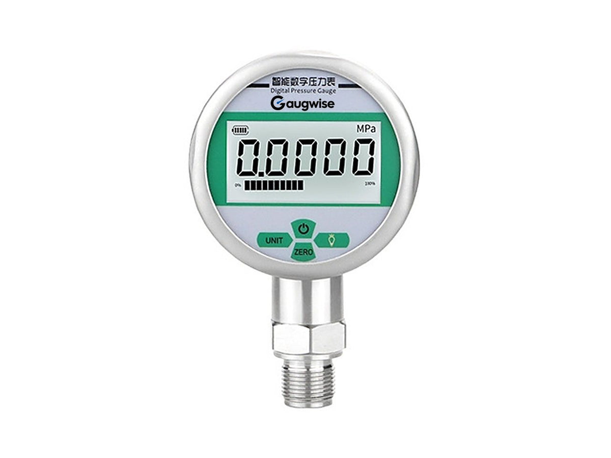 Gaugwise YS80BF 80mm Stainless Steel Digital LCD Pressure Gauge